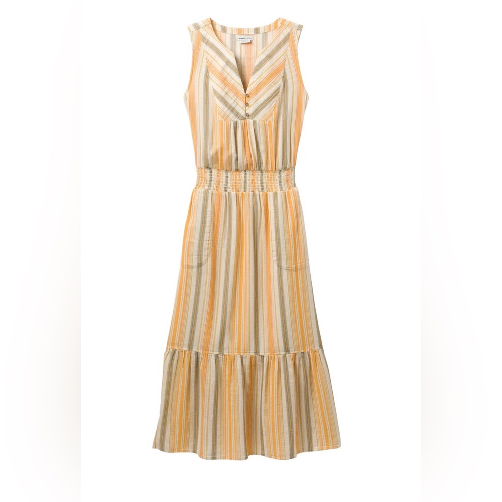 prAna California Dreaming Striped Maxi Dress